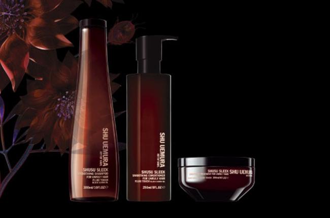 Shu Uemura's Shusu Sleek line for Dry, Frizzy hair