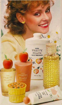 pretty peach avon